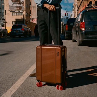 【德國 Floyd 21吋登機箱 可可棕】行李箱 收納箱 登機箱 滑板 21吋登機箱