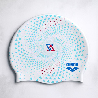 ❤️‍🔥限量版❤️‍🔥Arena Print 2 Fireflow— White/ Swim cap
