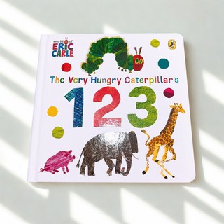📖書蟲選書【好餓的毛毛蟲：123數字書 經典拼貼 × 動物認知 × 幼兒數數入門】 Eric Carle 經典世界觀延
