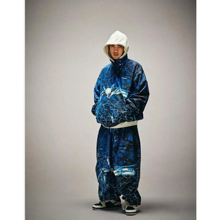 TIGHTBOOTH® SPIDER WALK TRACK JKT/TRACK PANTS 藍色蜘蛛燙印套裝 外套 長褲