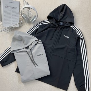 【MasCool】 ADIDAS ESSENTIALS 3-STRIPES 外套 三線外套 連帽外套 DQ3066