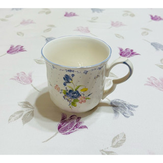 日本 NIKKO tableware 藍色 牡丹花 咖啡杯 馬克杯 花茶杯 水杯 杯子