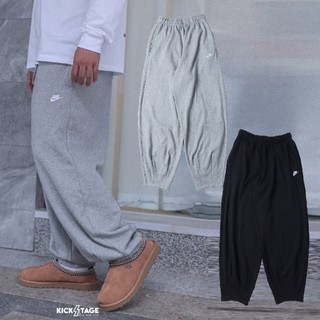 NIKE NSW PANTS 灰色 黑色 刺繡LOGO 寬鬆 寬褲 繭型褲 長褲 男款【HJ1823】