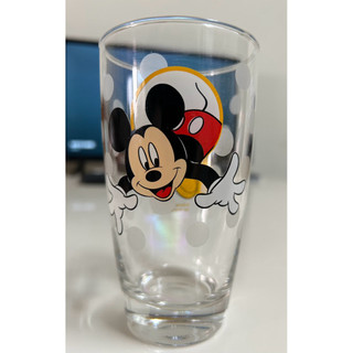 正版Disney 米奇 Mickey Mouse 玻璃杯 水杯 飲料杯 冷熱飲杯 馬克杯 朋友贈送 300mL 未用過