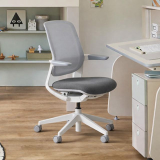 【iloom怡倫家居】Oliver Mesh 辦公椅旋轉型-灰坐墊 電腦椅 人體工學椅 升降椅 椅子 辦公椅