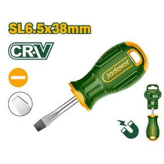 JADEVER一字起子附磁 SL6.5x38mm(JDSD1261)