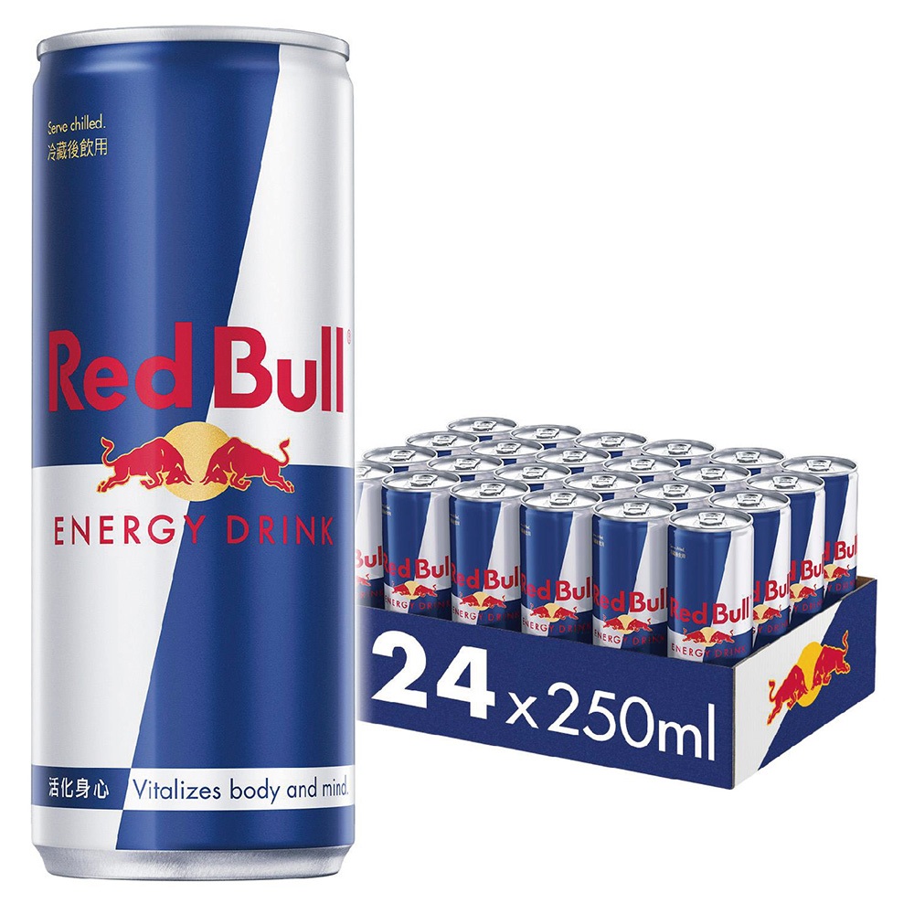 Red Bull 紅牛能量飲料 250ml (24罐/箱)_官方直營店【超取限購1箱】