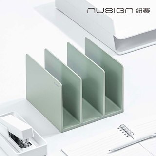 【Nusign紐賽】三層書架/抹苔綠/162x162x122mm(NS006)