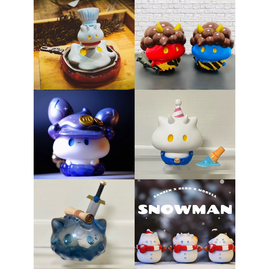 嗶啵BEBO  聖誕雪精靈、史萊姆、青鬼赤鬼、聯名、愛情靈鹿、小鬼Bebo、經典款BEBO漸層紫、漸層彩透、兔兔