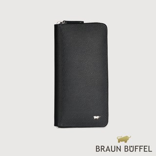 【BRAUN BUFFEL】羅根-A 24卡全開拉鍊長夾-多色賣場(德國小金牛台灣總代理)/BF569-305