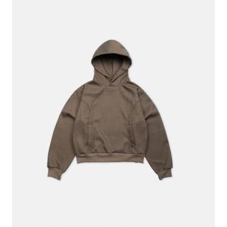 CZN｜Atonestudio “THE GREAT SHIELD” HOUNDSTOOTH HOODIE