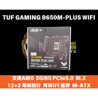 「現貨/含稅開發票」 華碩 TUF GAMING B650M-PLUS WIFI