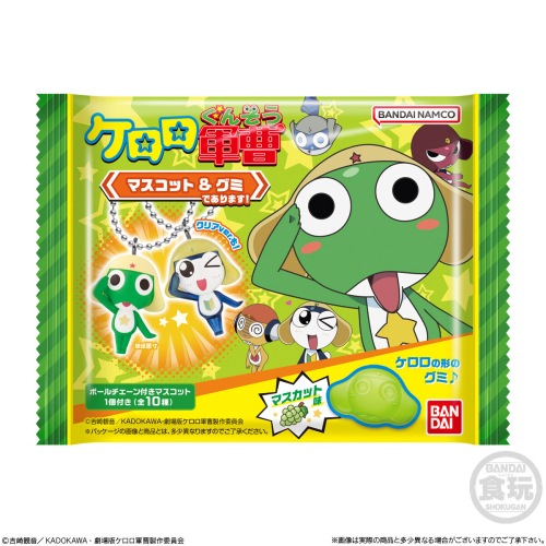 BANDAI keroro 軍曹造型吊飾 4570117923081 keroro 軍曹系列盒玩 整套組10款入