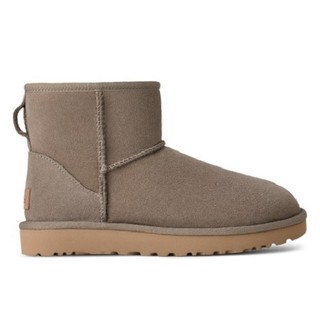 【UGG】女 Classic Mini II 中筒厚羊皮防潑水透氣保暖 雪靴 12.8cm鞋高 雪鞋 UG1016222