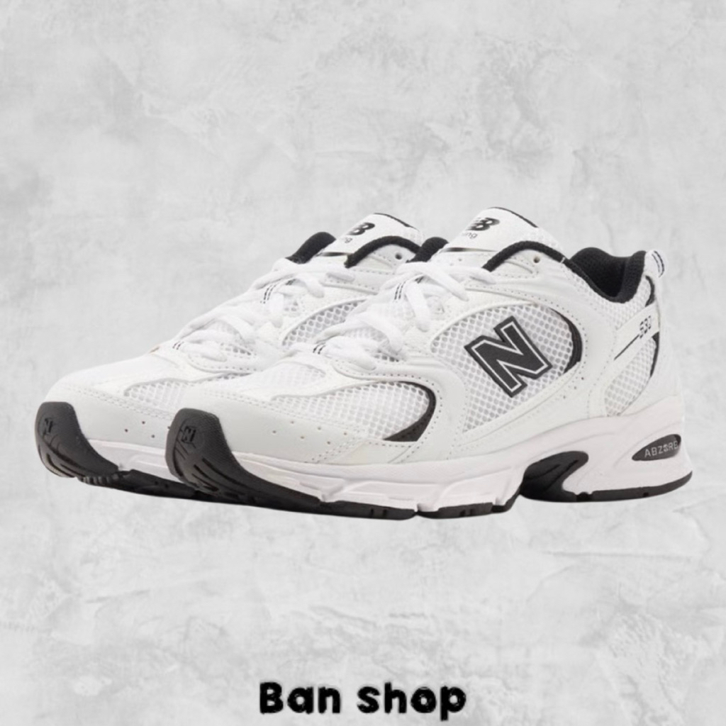 【Ban shop】New Balance 530 NB530 男女復古休閒鞋 D楦 白黑 MR530EWB