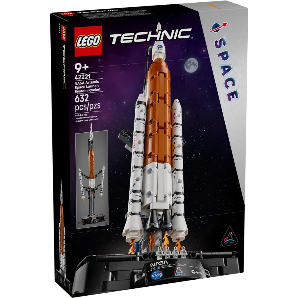 [樂享積木] LEGO 42221 NASA Artemis 太空發射系統火箭 科技系列