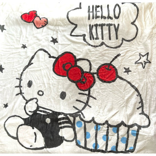 正版 三麗鷗授權 hello kitty 凱蒂貓 KT 卡通毛毯 兒童寶寶午休蓋毯 午睡毯 冷氣毯 車用毯 牛奶絨毯子
