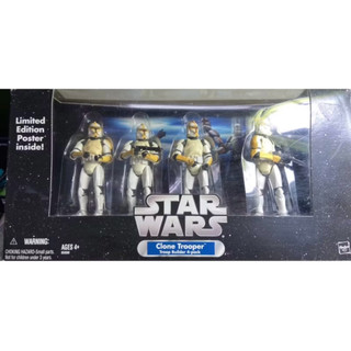 STAR WARS 星際大戰 CLONE TROOPER 白兵 （一套四隻）