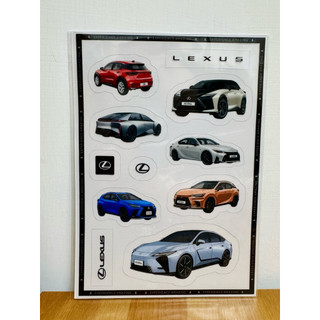 全新正品 Lexus 車款限定LEXUS ELECTRIFIED 未來駕馭造型轉印貼紙