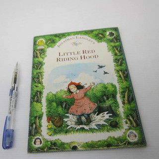 「二手書」英文讀本 Little red riding hood Langley Harper picture 平裝