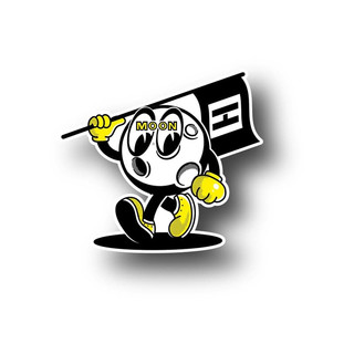 【MOONEYES】美國 HOONIGAN x MOONEYES MASCOT 聯名 貼紙