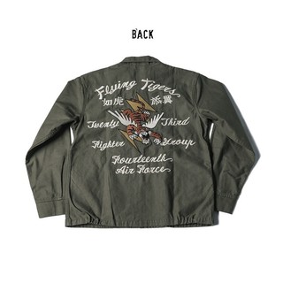 【Metal Mob】NON STOCK 二戰飛虎隊 刺繡夾克 ｜TOUR JACKE 美軍 飛行員 軍事外套
