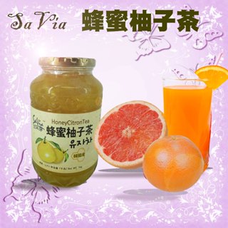 韓國世比芽 Savia蜂蜜柚子茶 /蜂蜜蘋果茶 1KG 果肉最多 果肉看的見 好喝 可當果醬（超商限兩罐）