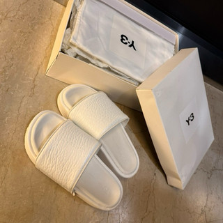 Y-3 全白厚底拖鞋JP23.5cm [二手]