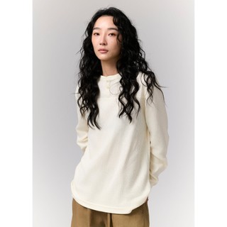 theElems "Waffle L/S TEE" | White