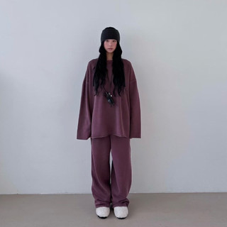 ▲halo選物▼韓國Rawoo內刷毛水洗衛衣套裝 大學t 長袖 長褲 男女中性 現貨+預購