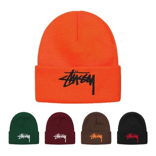 STUSSY BIG STOCK CUFF BEANIE 細針 毛帽 大LOGO 男女 情侶款