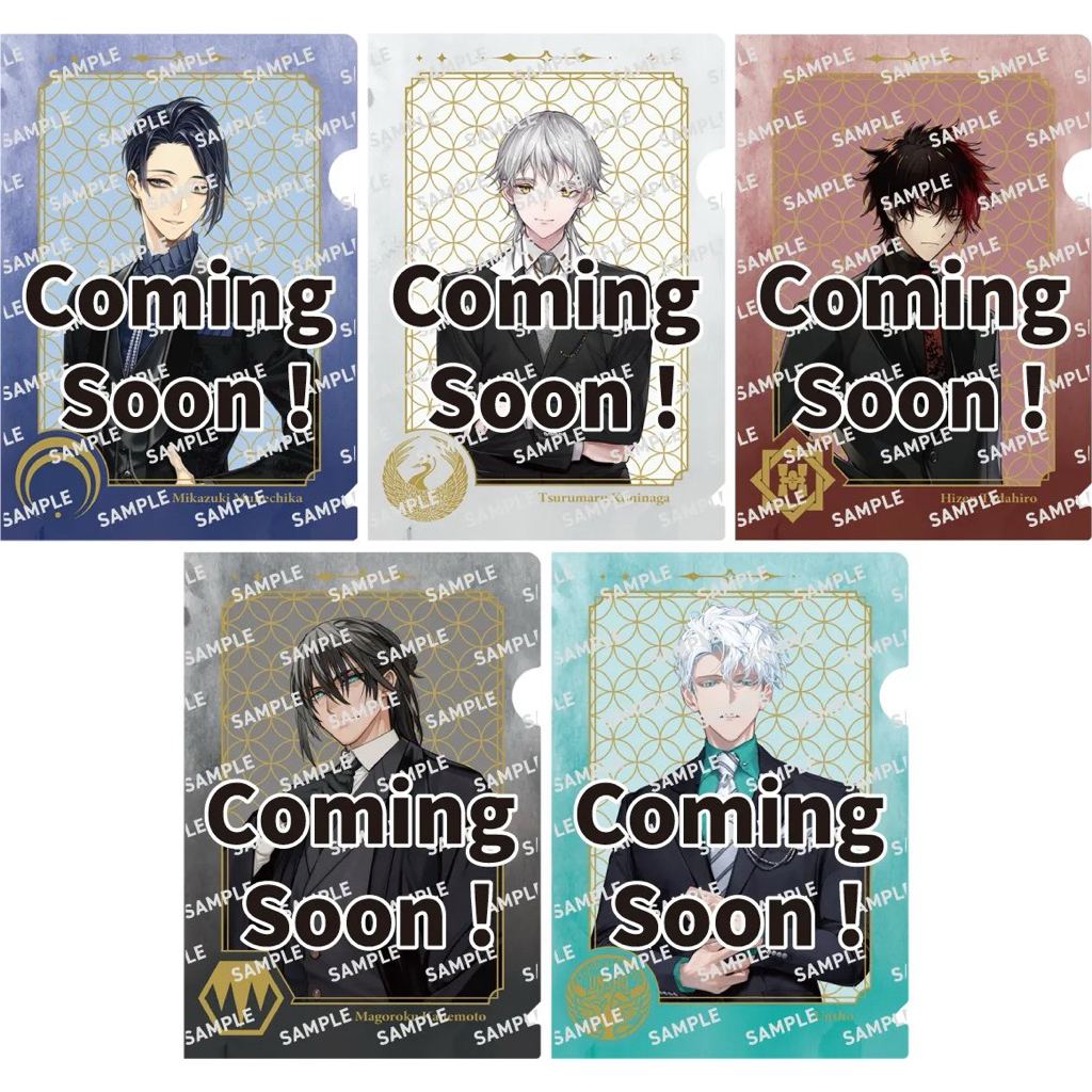 ✨全新現貨 刀劍亂舞 十週年聯名資料夾/墊板 鶴丸國永、全套十入