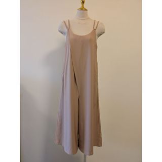 MOMA | 造型連身褲吊帶寬褲 | 駝