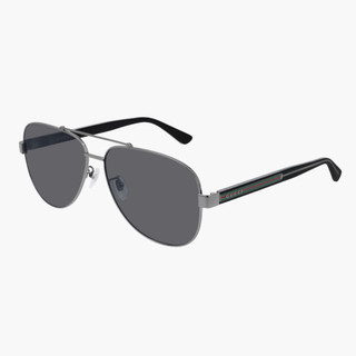 GUCCI｜GG0528S-007 飛行員金屬太陽眼鏡【葛洛麗雅眼鏡】