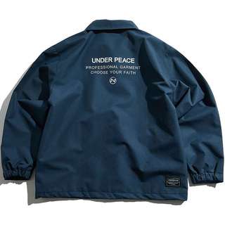 UNDER PEACE 25AW SIERRA LOGO / FR COACH JACKET 機能 教練外套 (深藍色)