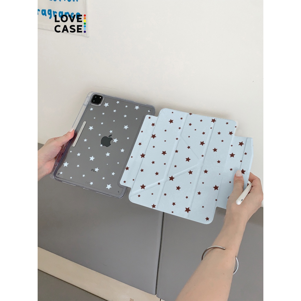 ins風簡約星星 變形皮套 平板保護殼 適用 iPad 11 Air 7 6 5 4 10.2 9 8 Pro 11