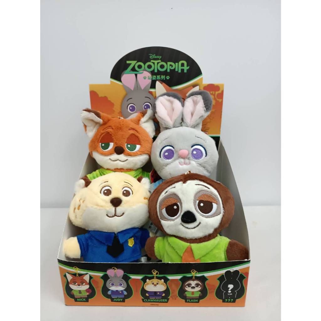 【娃娃市集】動物方城市站姿系列玩偶-盲盒 動物方城市娃娃 茱蒂娃娃 尼克娃娃 動物方城市吊飾 豹警官娃娃 動物方城市吊飾