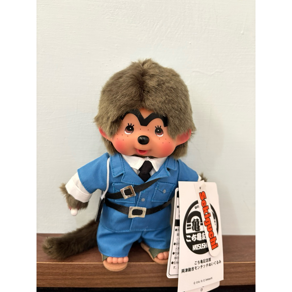 日本購入 monchhichi蒙奇奇娃娃 豹紋 怪奇物語 兩津蒙奇奇