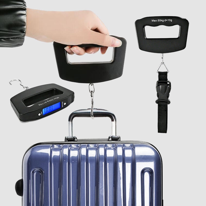 手提迷你電子秤 磅秤 電子秤 手提秤 迷你秤 磅秤電子秤 行李電子秤 小秤子 行李秤【JA431】99750走走去旅行