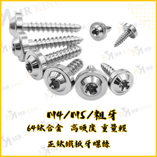 🔱 Mr king 🔱鐵板牙螺絲 鈦螺絲 銀色 鈦合金螺絲 鐵板牙 車殼螺絲 M5螺絲 DRG MMBCU 空濾螺絲