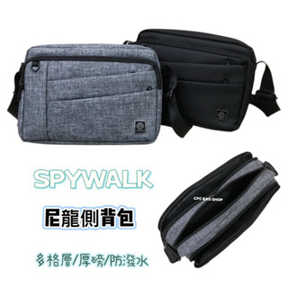 SPYWALK 多格層 尼龍側背包 拉鍊側背包 男生側背包 斜背包 男用包 男生包包 側背包 包包 男包
