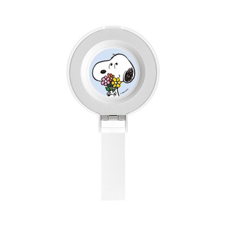 【TOYSELECT】SNOOPY史努比花香好心情15W二合一磁吸支架無線充電器(手機+Watch)