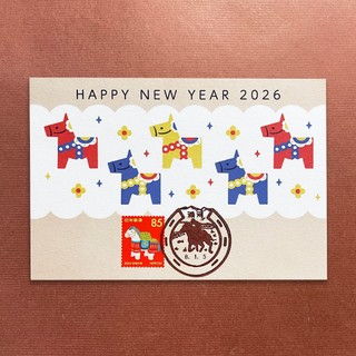 日本原圖卡🇯🇵 馬年 風景印 原圖卡 極限片