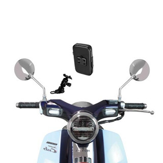 vjr many honda cue super Cross Cub 110 固定架 手機架 改裝 支架 防水 後視鏡