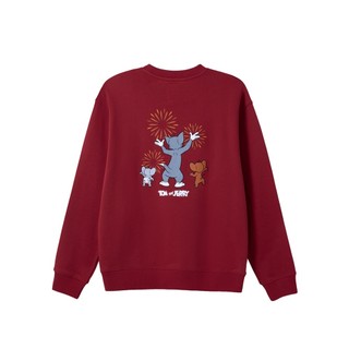 GIORDANO 男裝歡慶時刻印花大學TEE 湯姆貓與傑利鼠系列 01096613