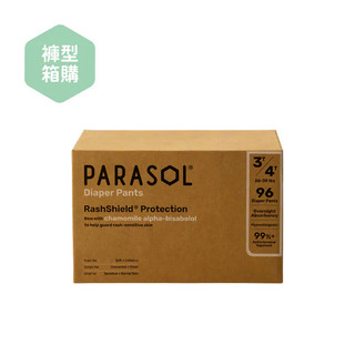 【2箱送4包濕巾】【進化版】PARASOL Clear+Dry® 新科技水凝果凍褲(大禮盒組)(褲型尿布L-XXL)
