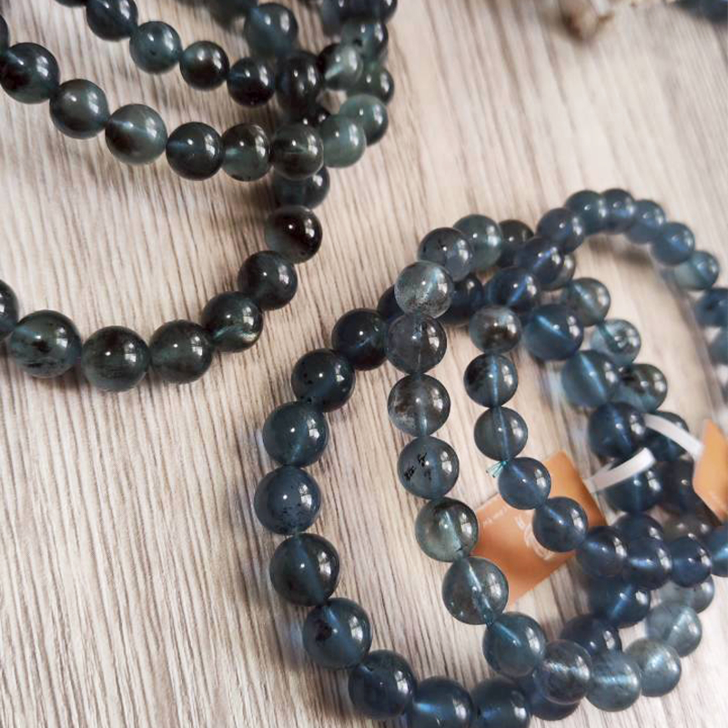 天然水晶 黑爆閃魔鬼海藍寶 天然海藍寶 m 單圈  台中水晶  台中批發  台中水晶批發