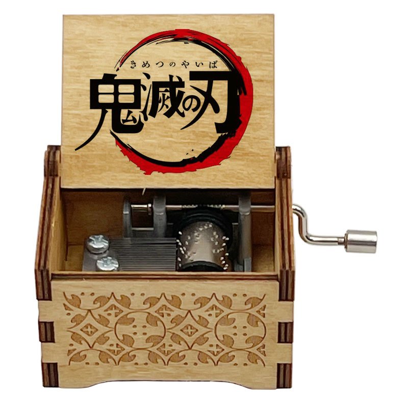台現免運🛒鬼滅之刃 手搖八音樂盒 鬼滅周邊 紅蓮華Demon Slayer gurenge 鬼滅之刃音樂盒 手搖音樂盒