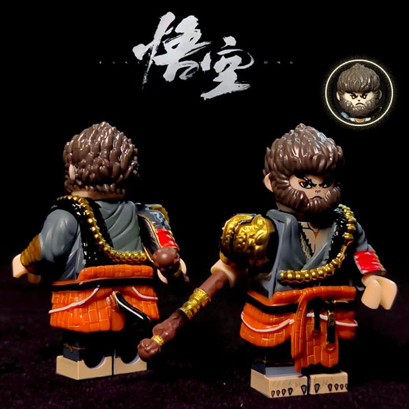 JZBK  積木人偶 西遊記 孫悟空 悟空 黑神話 PG XH SY P3801 SF008 抽抽樂 WuKong