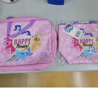 帝安諾Tiger Family粉色補習袋加便當袋